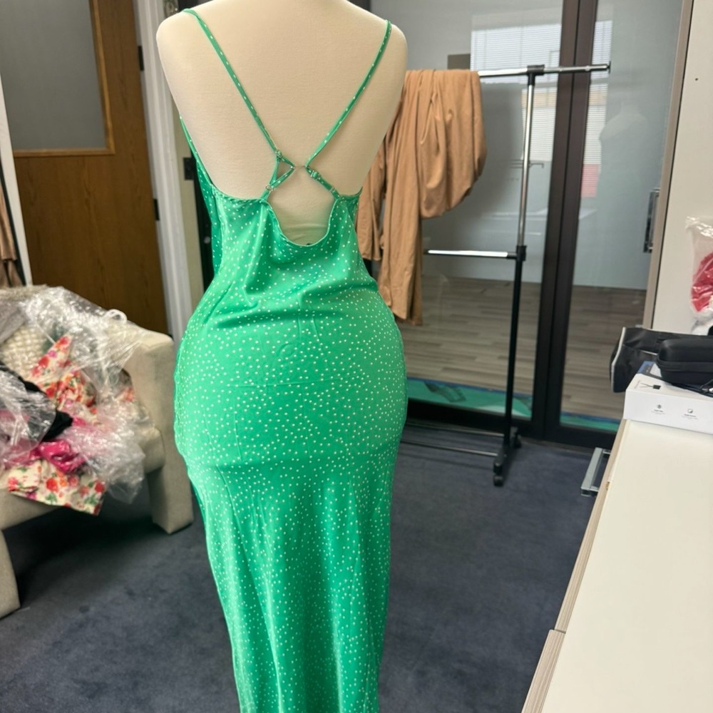 Green Polka Dot Dress